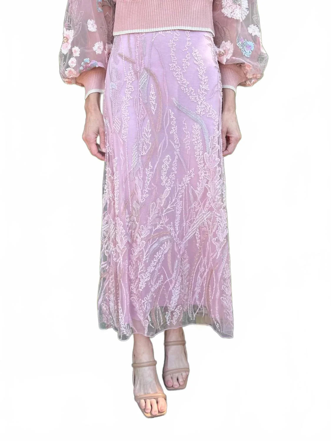 Women's Macy Skirt In Blush Pearl