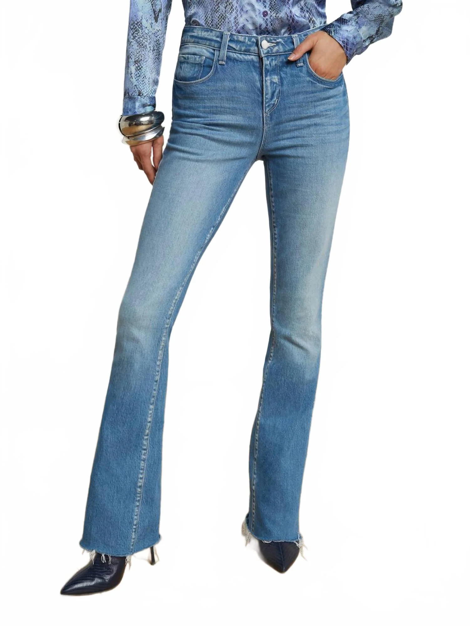 Ruth High Rise Straight Jean In Vista