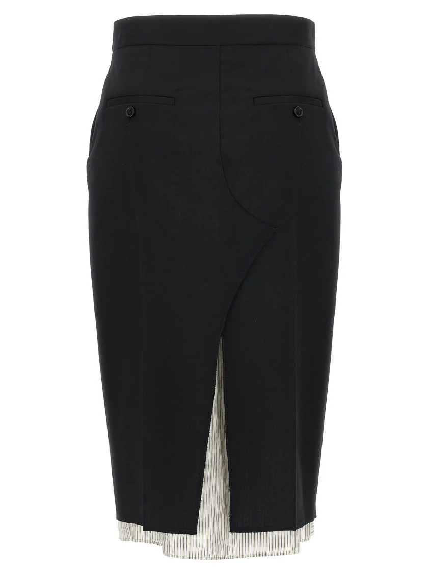 Exposed Lining Skirt