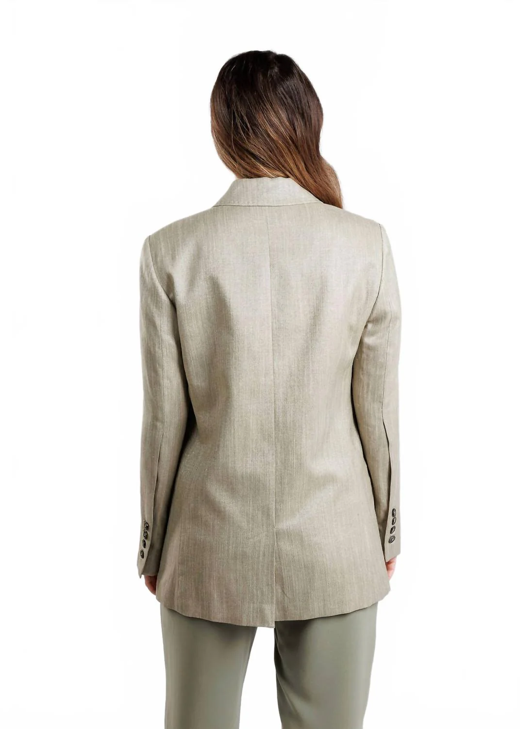 Liutaio Blazer In Sage Lurex