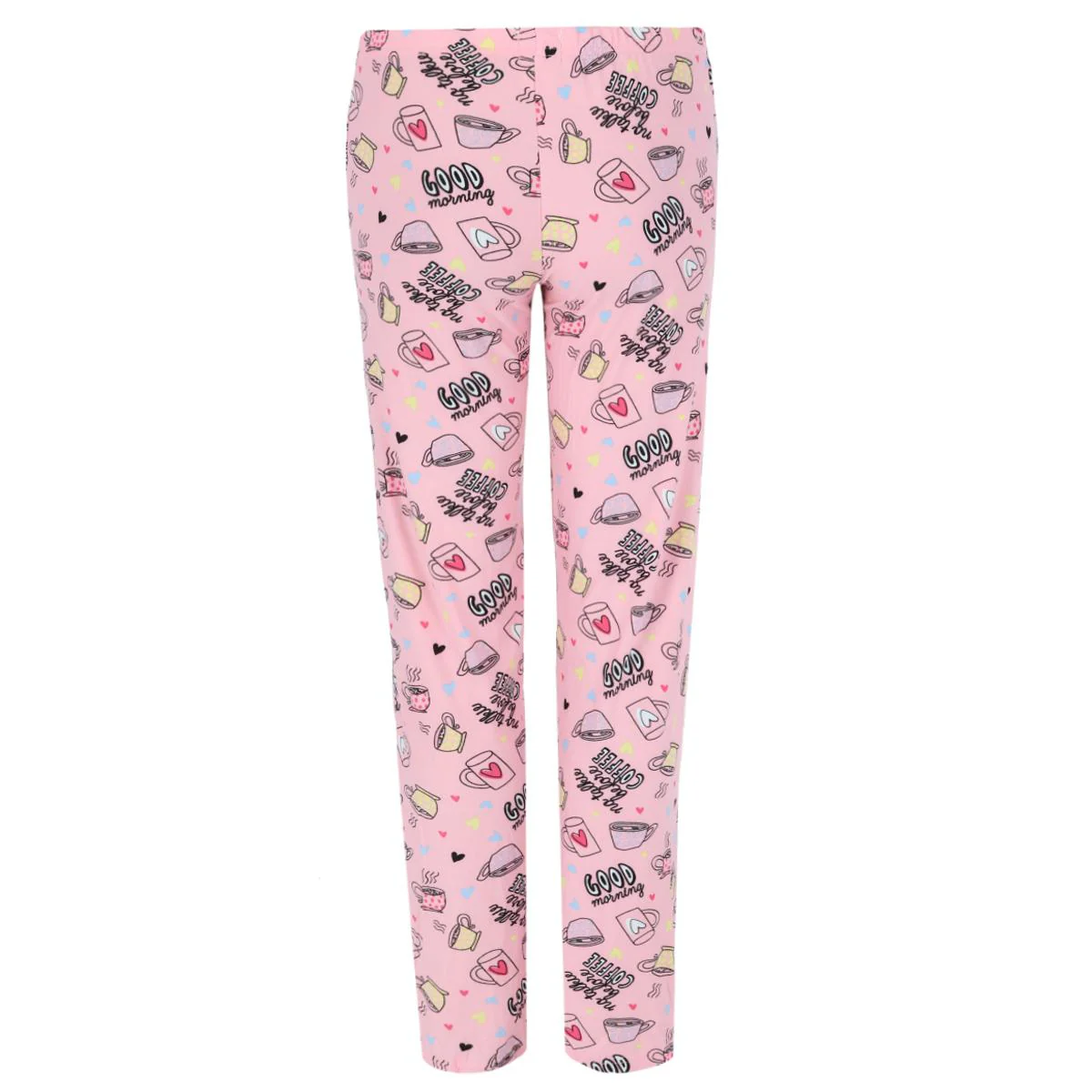 Women's Coffee Mug Open Bottom Pajama Pants