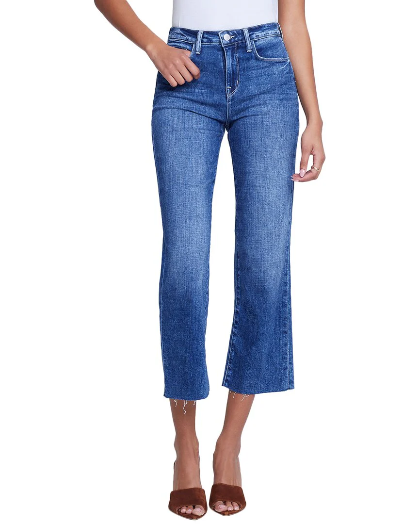 L’AGENCE Wanda High-Rise Crop Wide Leg Jean