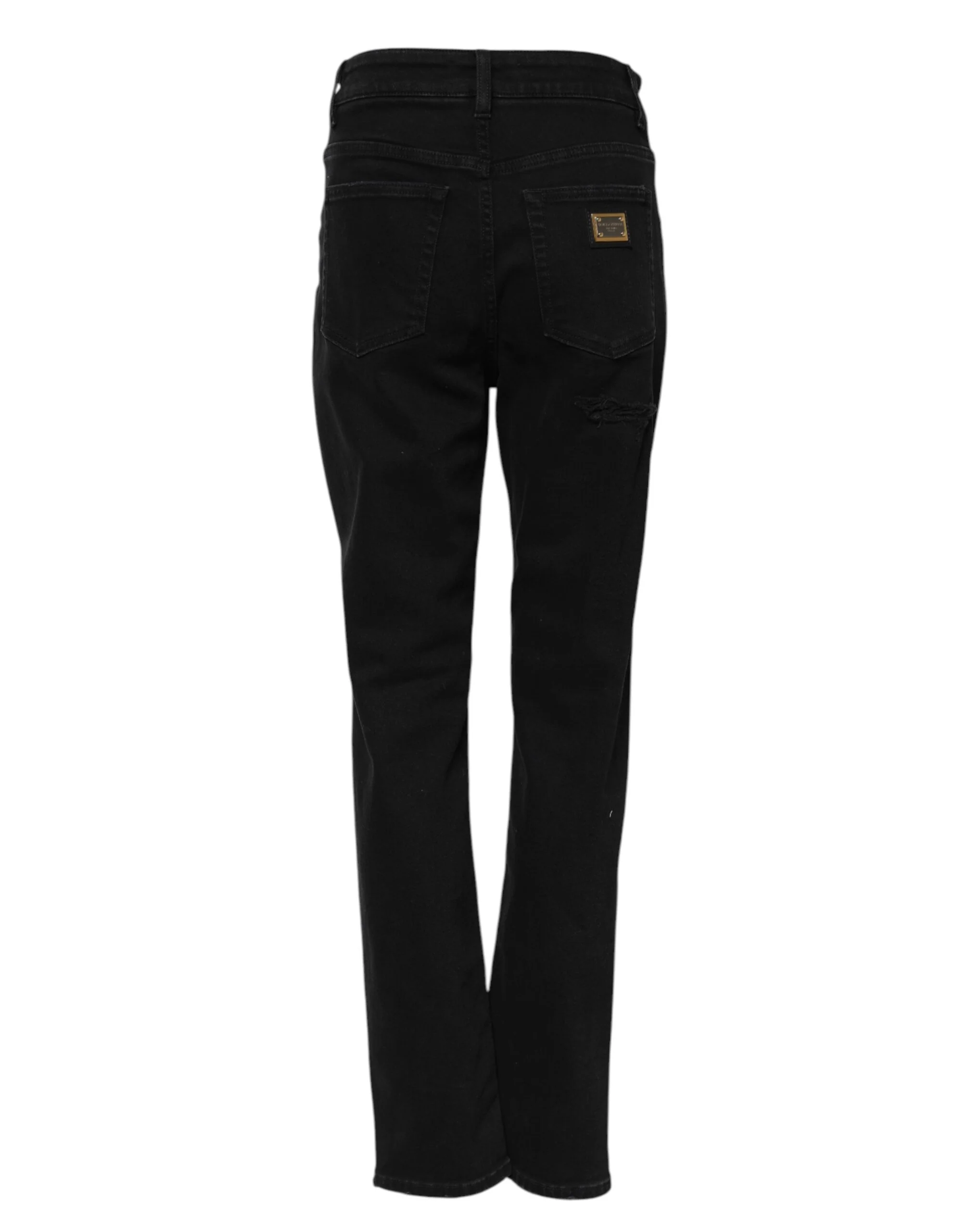 Dolce & Gabbana Boyfriend Cotton Fla blue Women's Jeans
