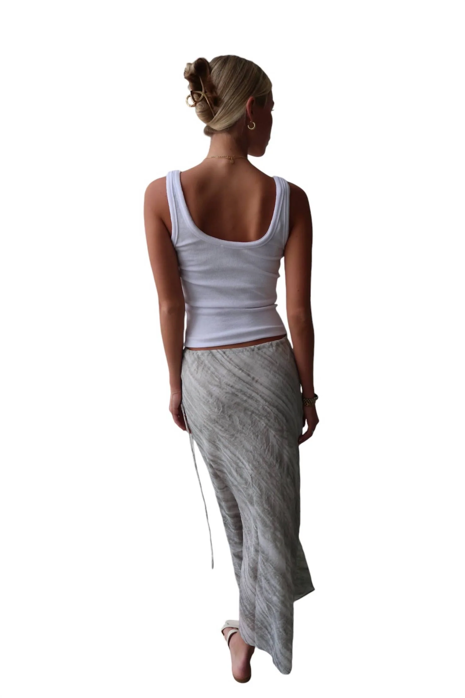 Nova Skirt In Grey Wash