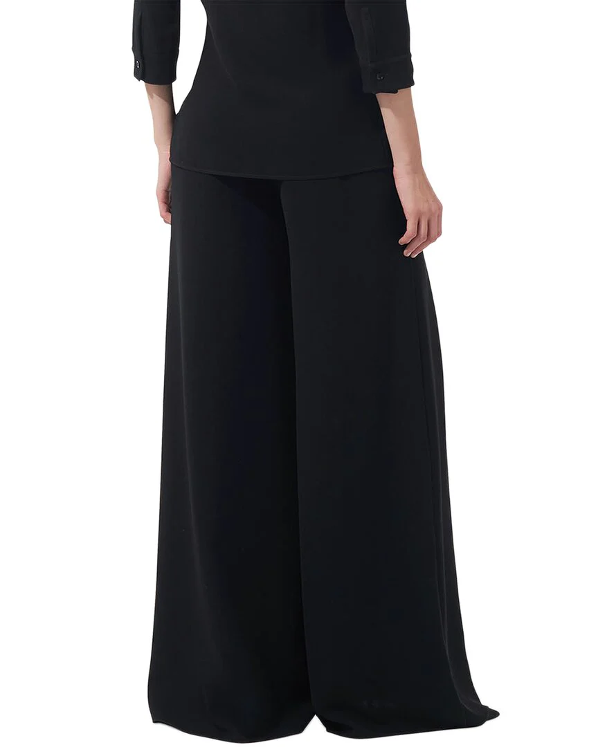 Carolina Herrera High-Waist Wide Leg Pleated Pant