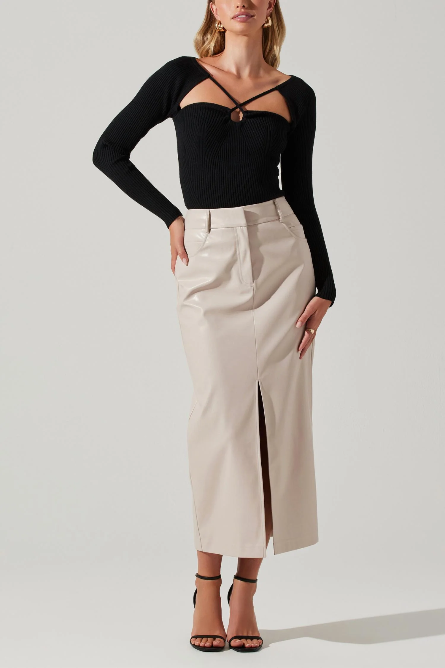 Karolyna Skirt In Ecru
