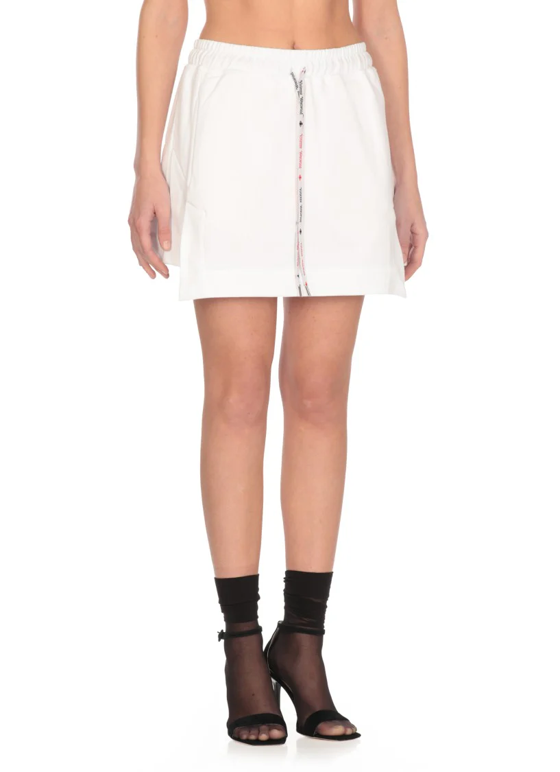 White Cheerleader Skirt