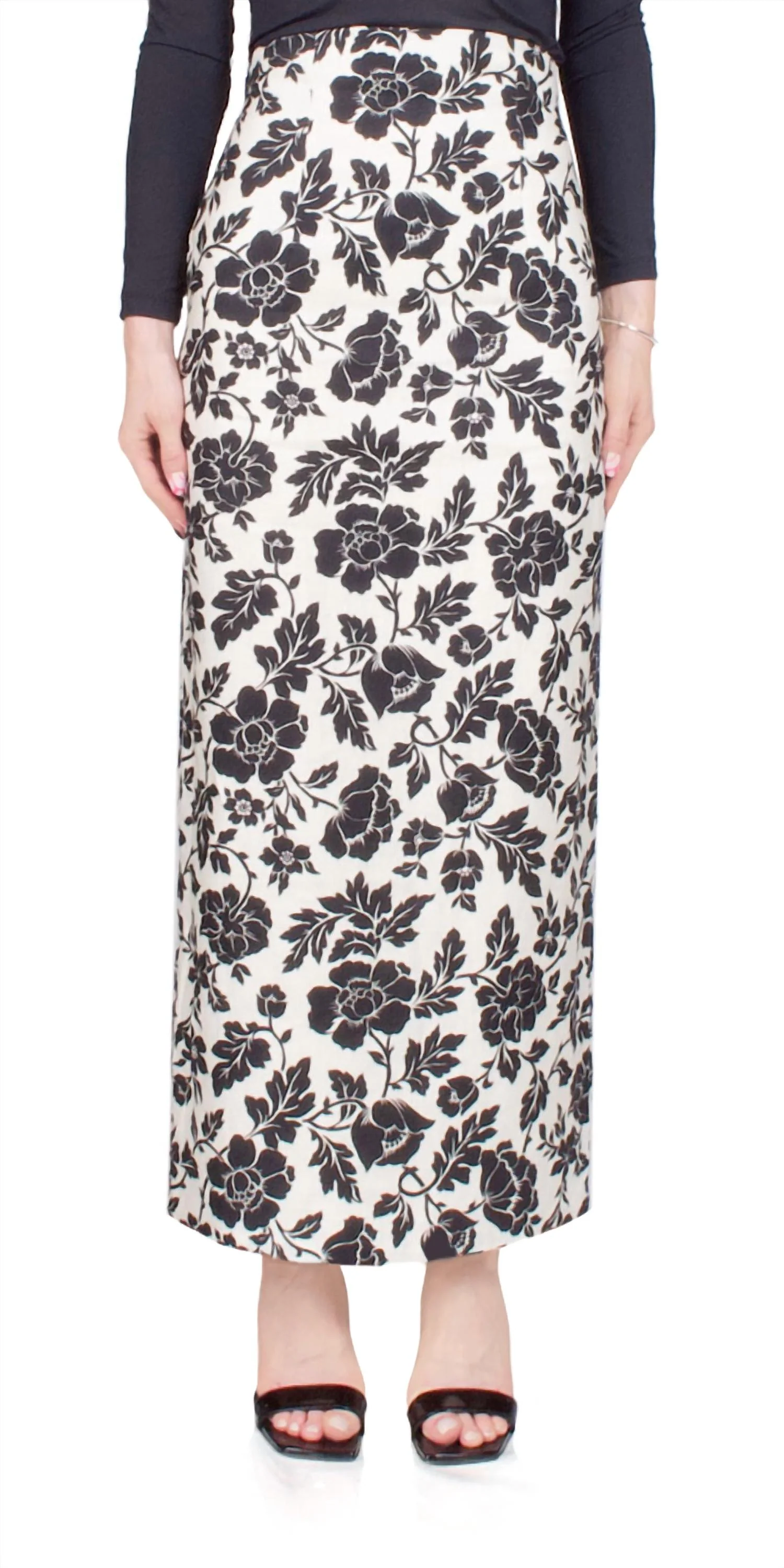 Romeo Skirt In Noir Bloom