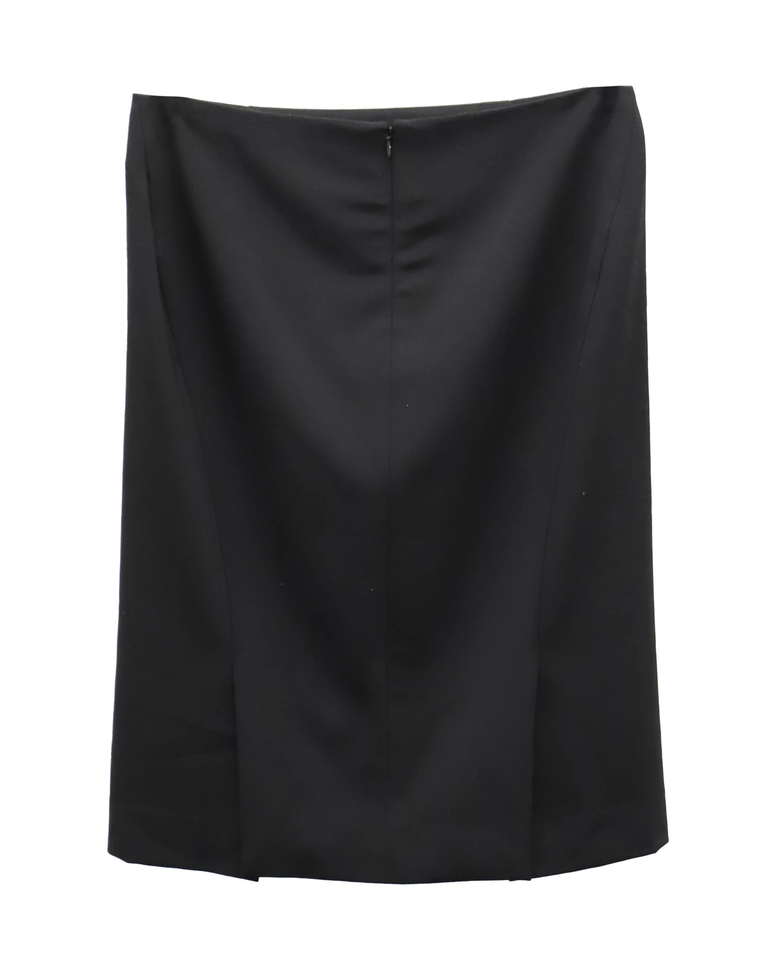 Theory Golda 2 Pencil Skirt in Black Polyester