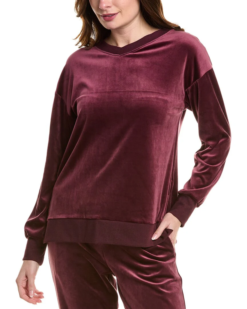 Donna Karan Sleepwear Velour Sleep Top