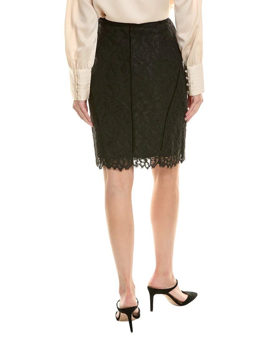 Donna Karan Lace Short Skirt