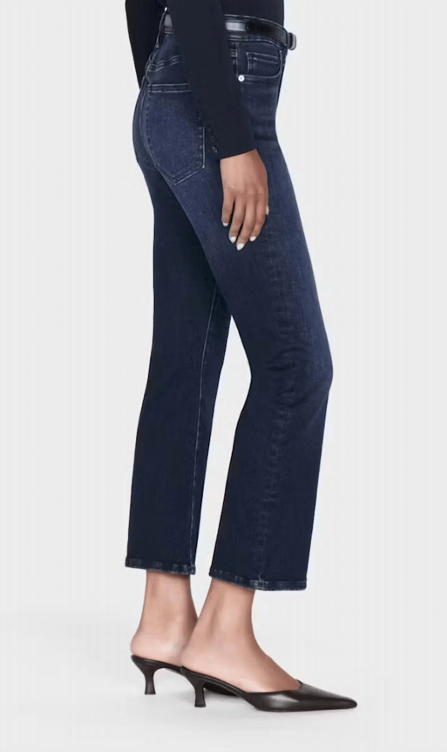 Le Crop Mini Boot Jeans In Dante