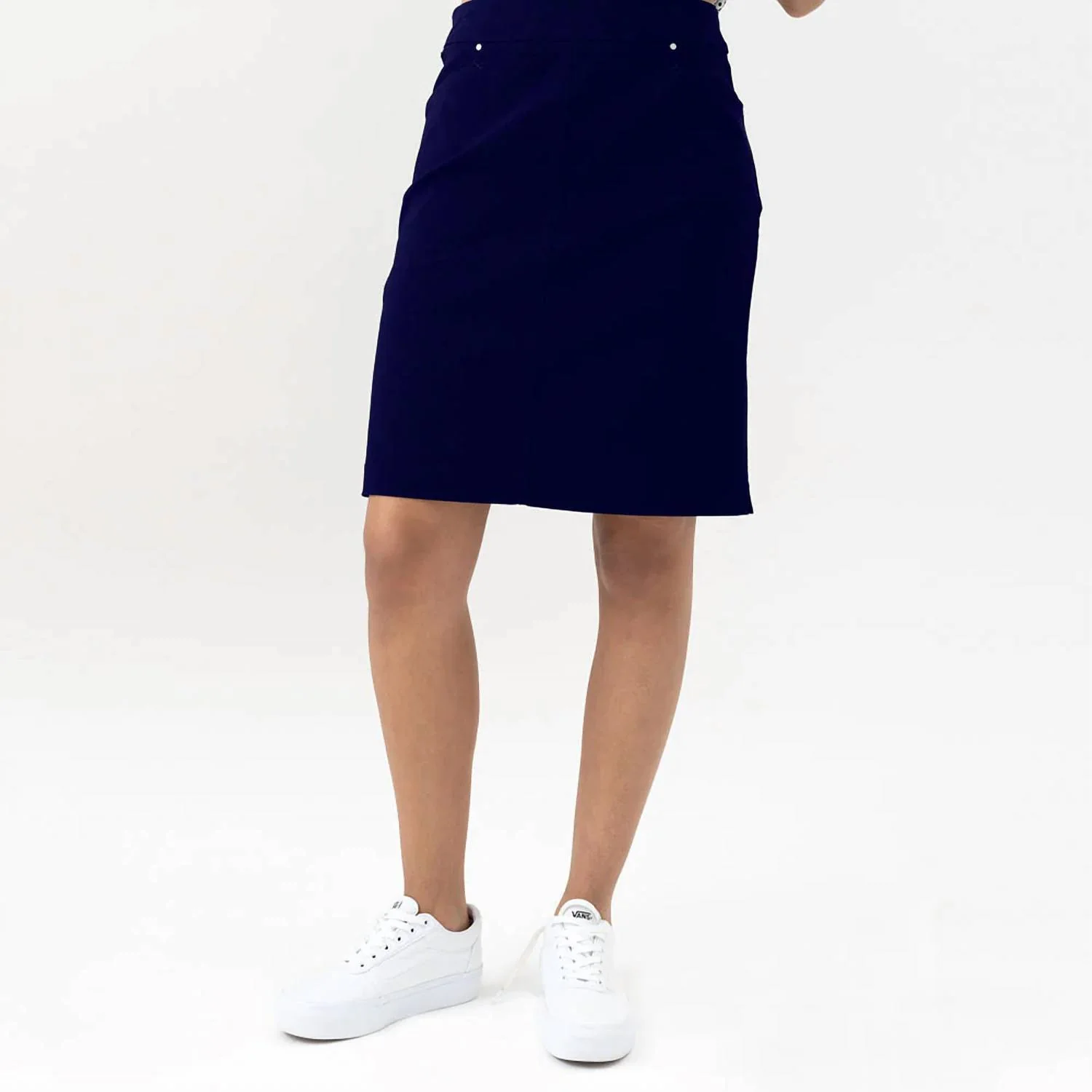 Woven Skirt In New Midnight