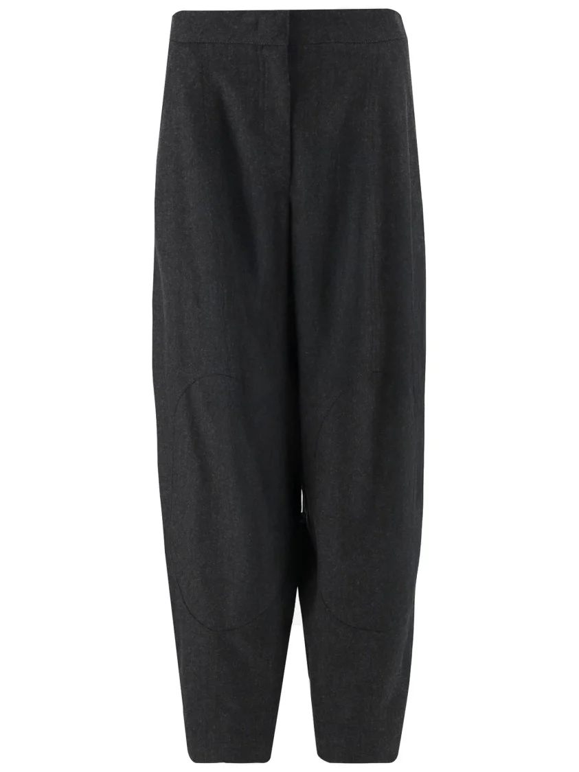 Stretch Wool Blend Pants