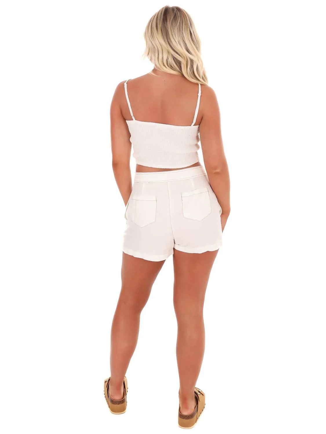 Higher Love Two Piece Set In Cream