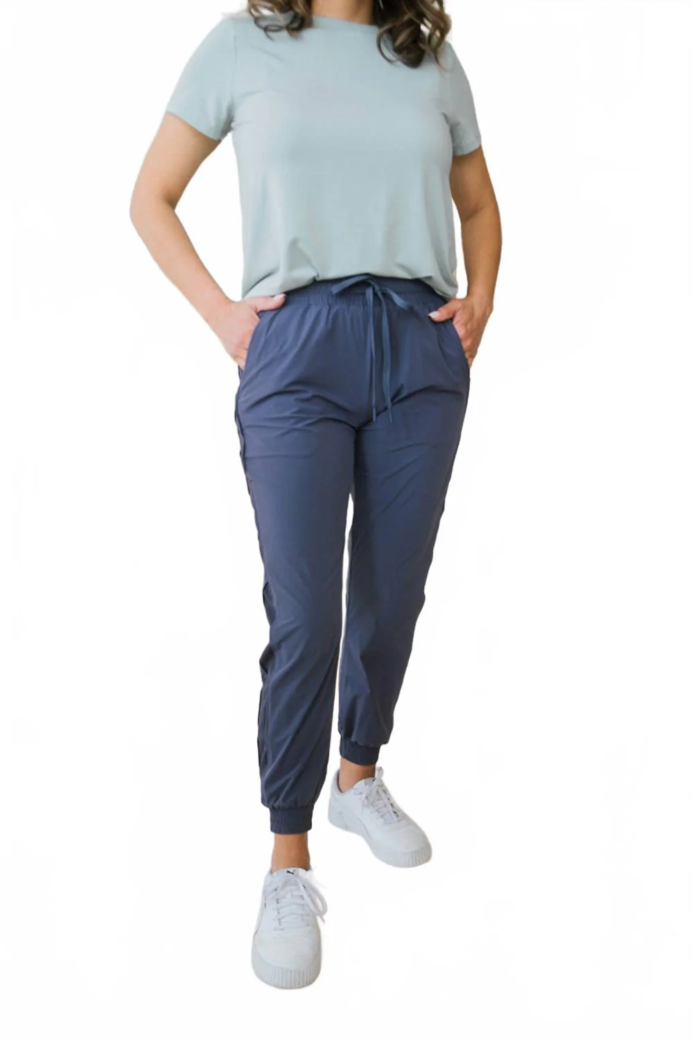 Athletic Jogger Pants In Navy