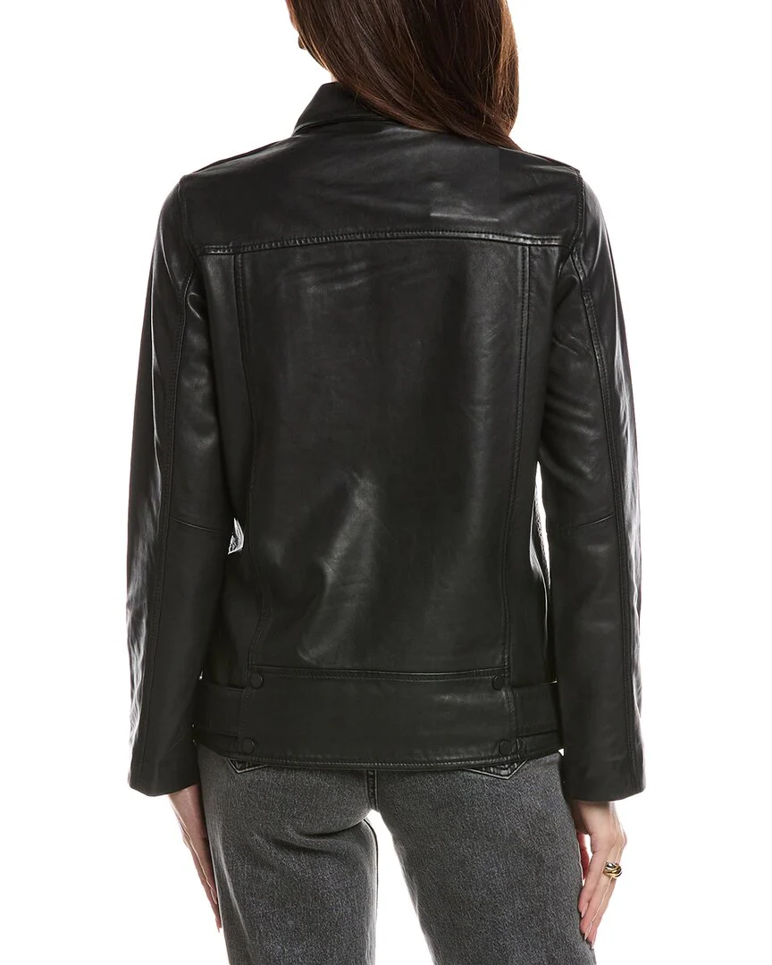 AllSaints Billie Leather Biker Jacket