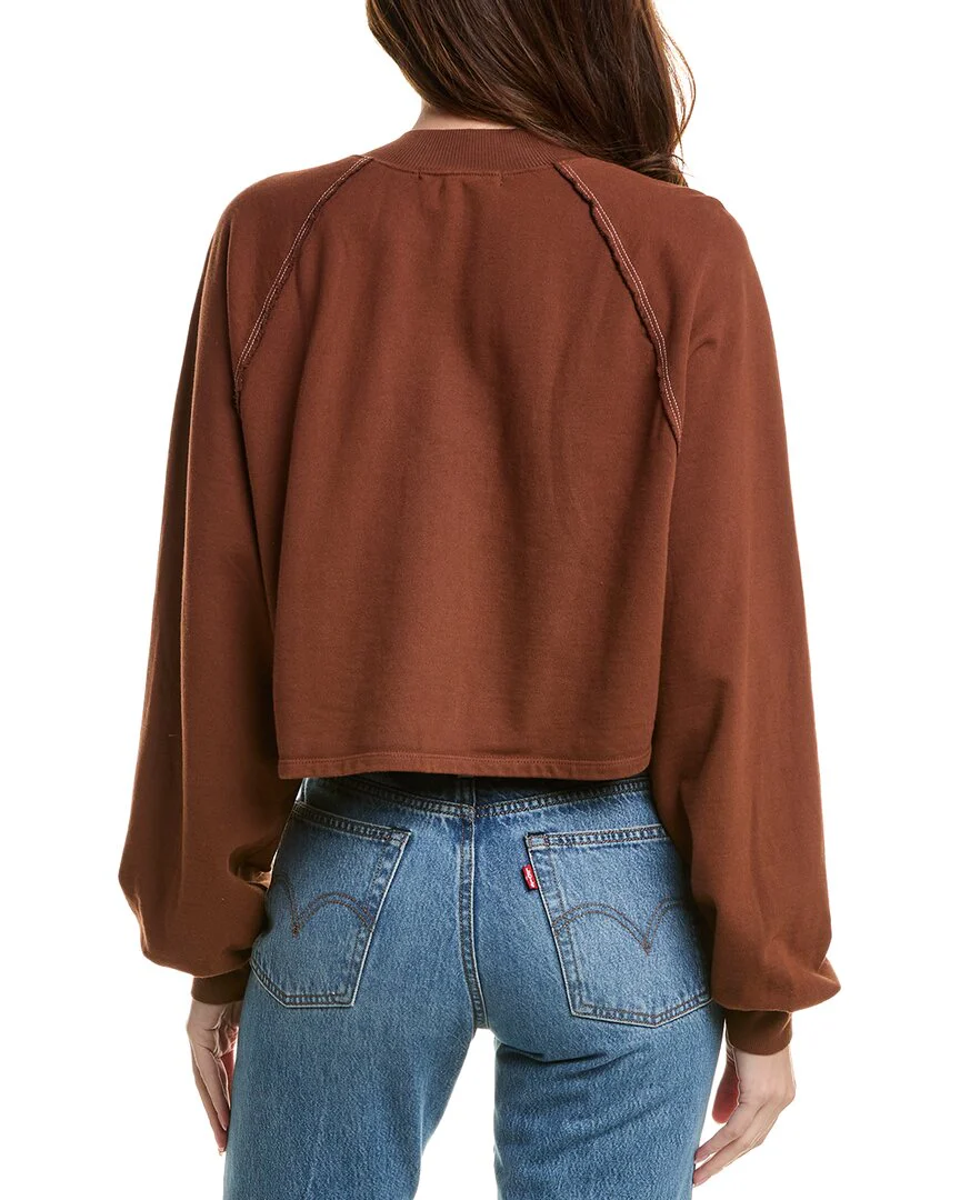 Project Social T Lillian Button Front Contrast Stich Jacket