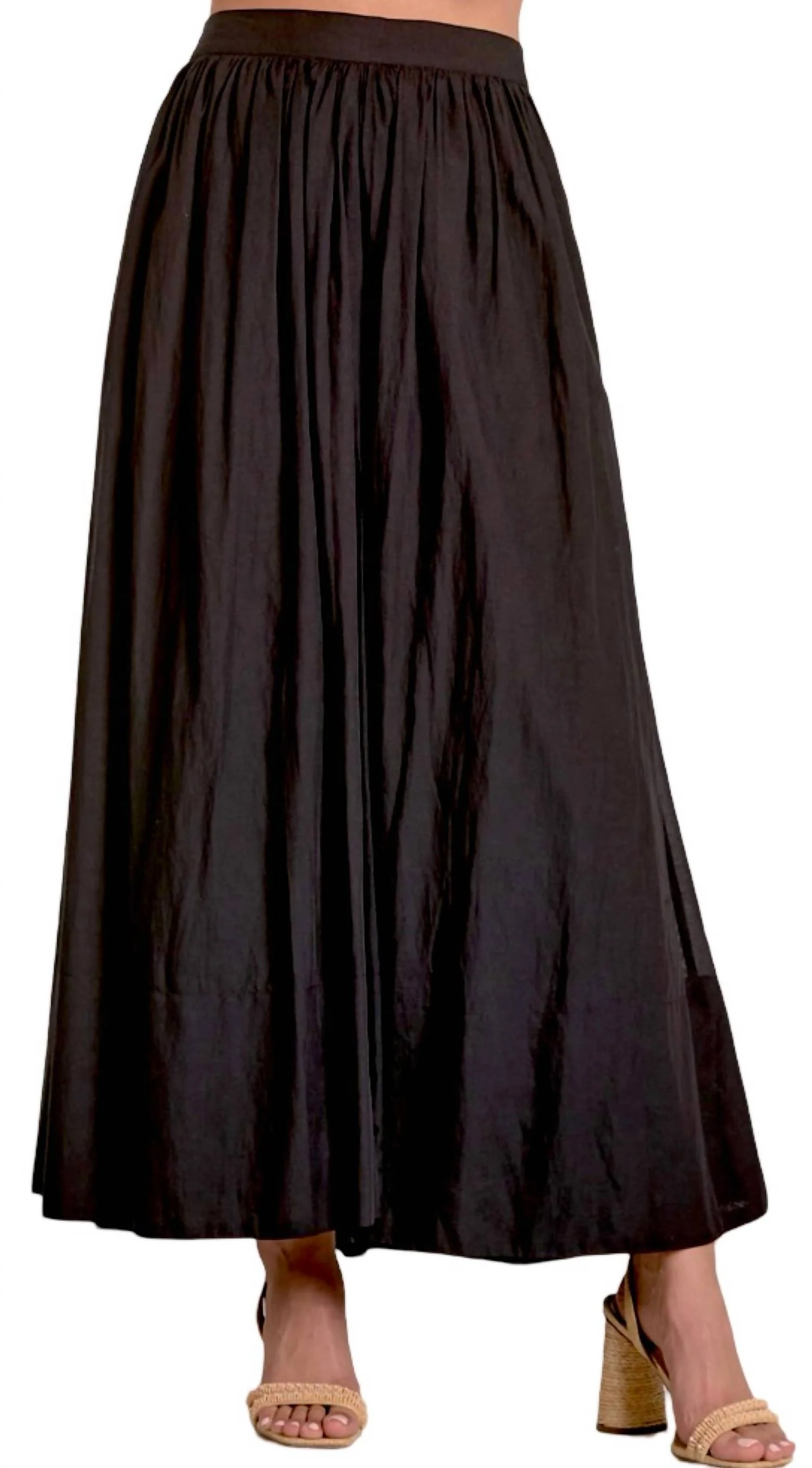 Aline Midi Skirt In Black