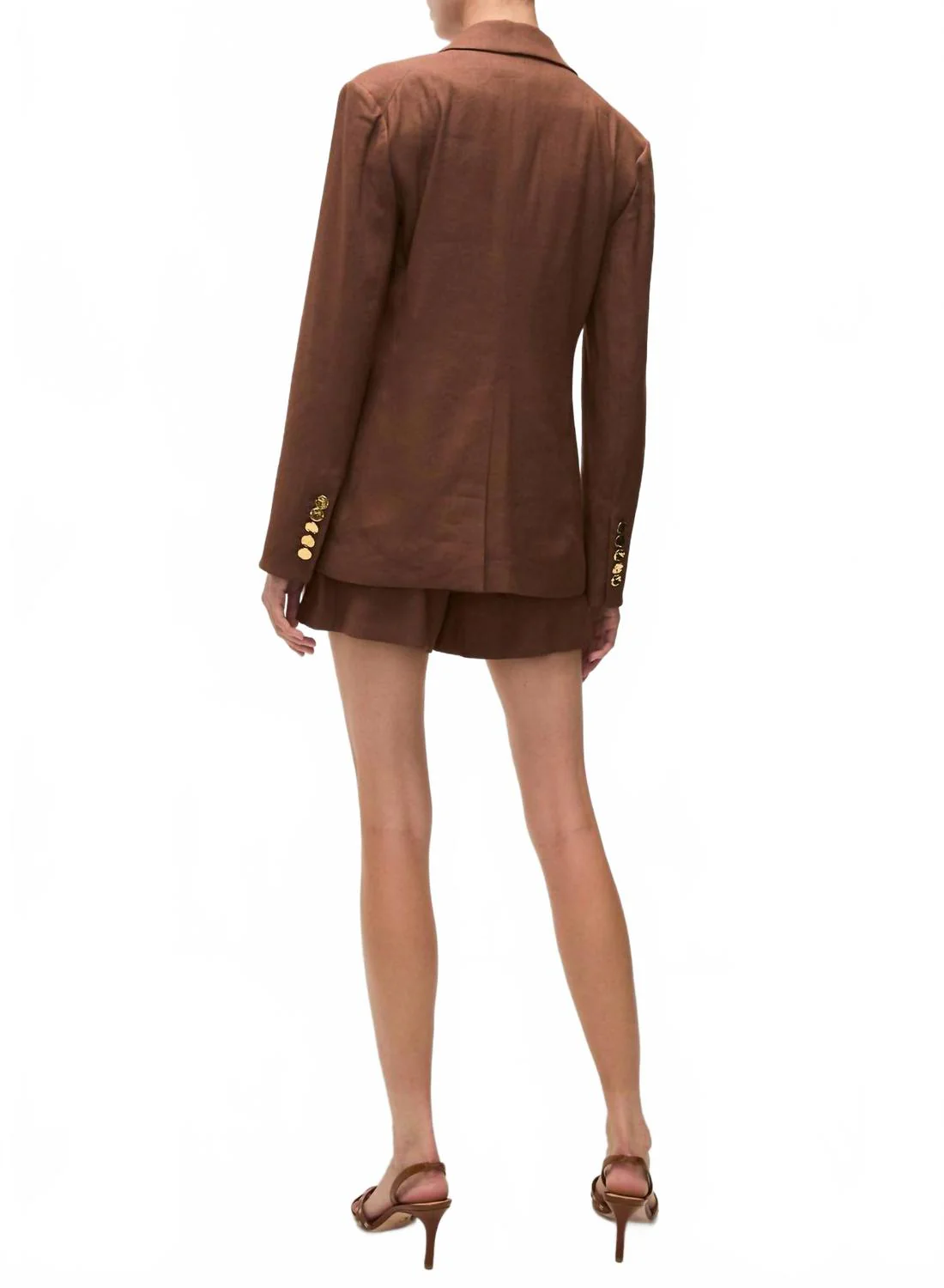 Elle Dickey Jacket In Light Chicory