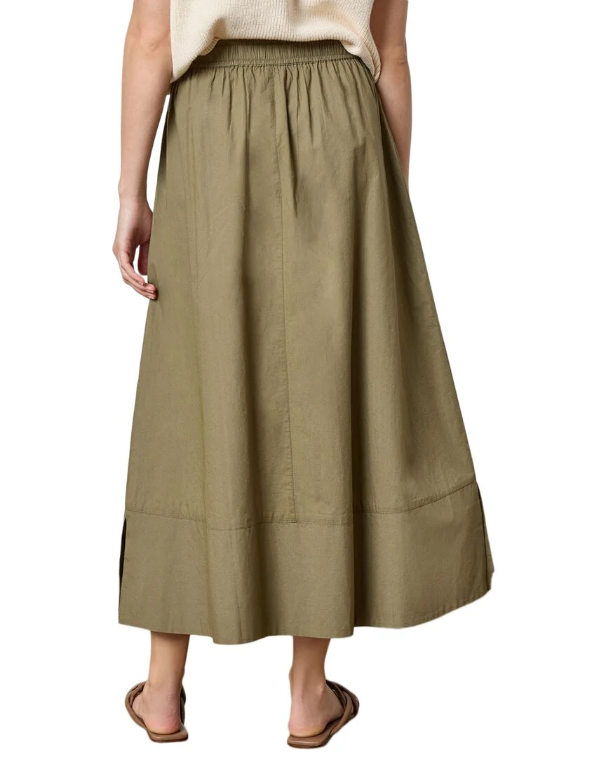 Lilla P Long Poplin Skirt