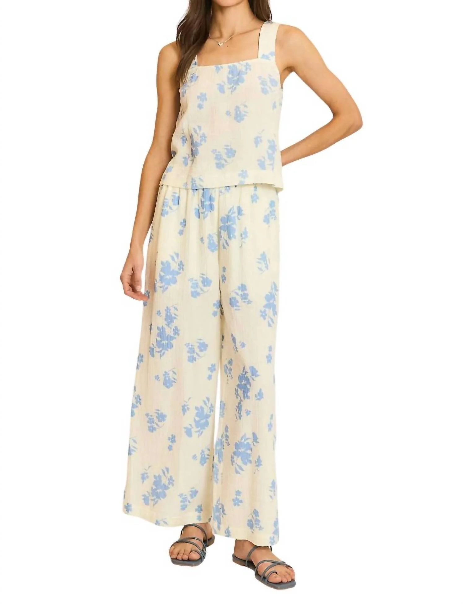 Raleigh Set In Cream/blue