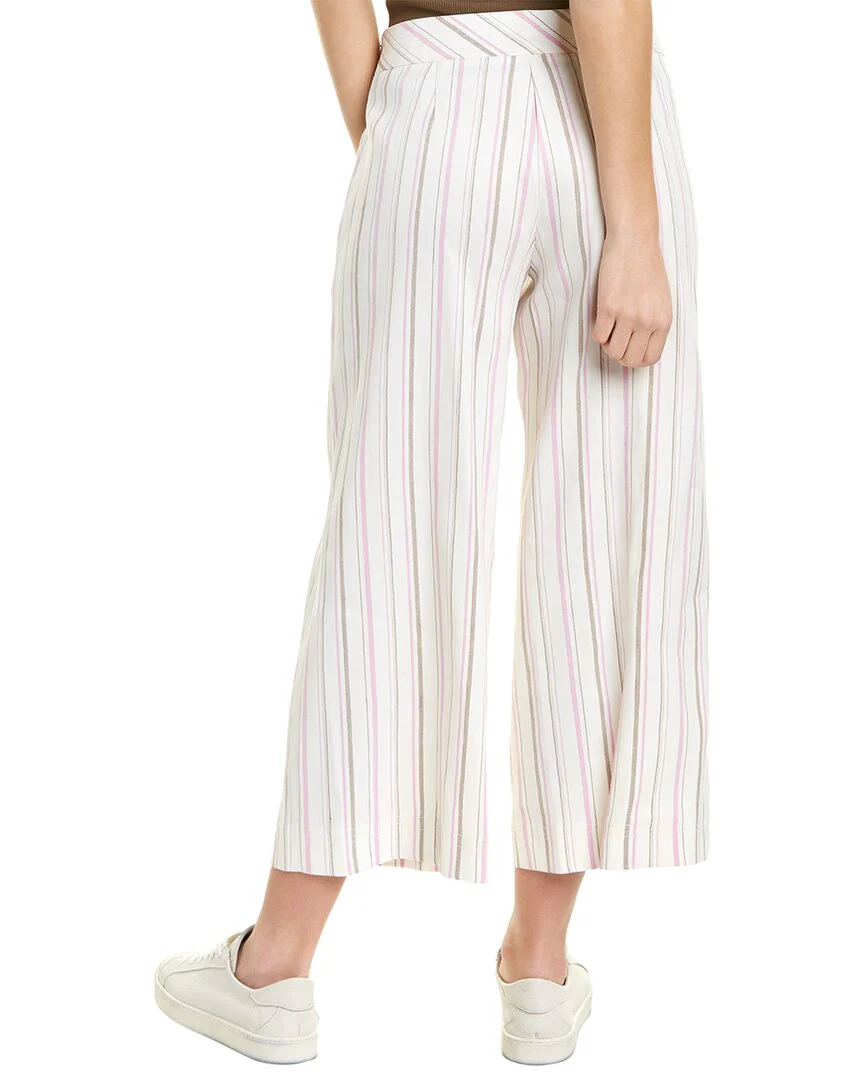 Trina Turk Monument Striped Linen-Blend Pant