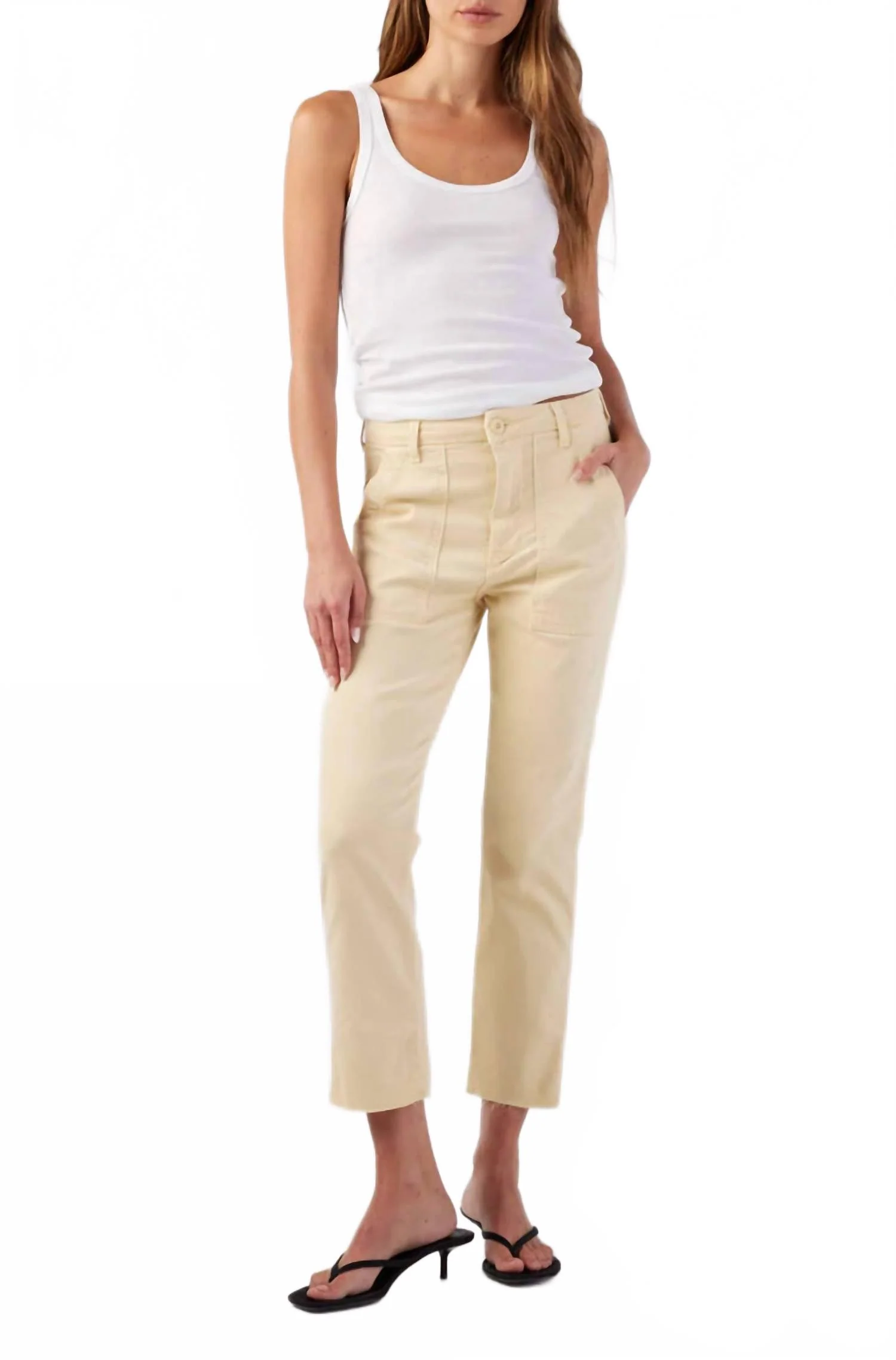 Easy Army Trouser In Creme Brulee