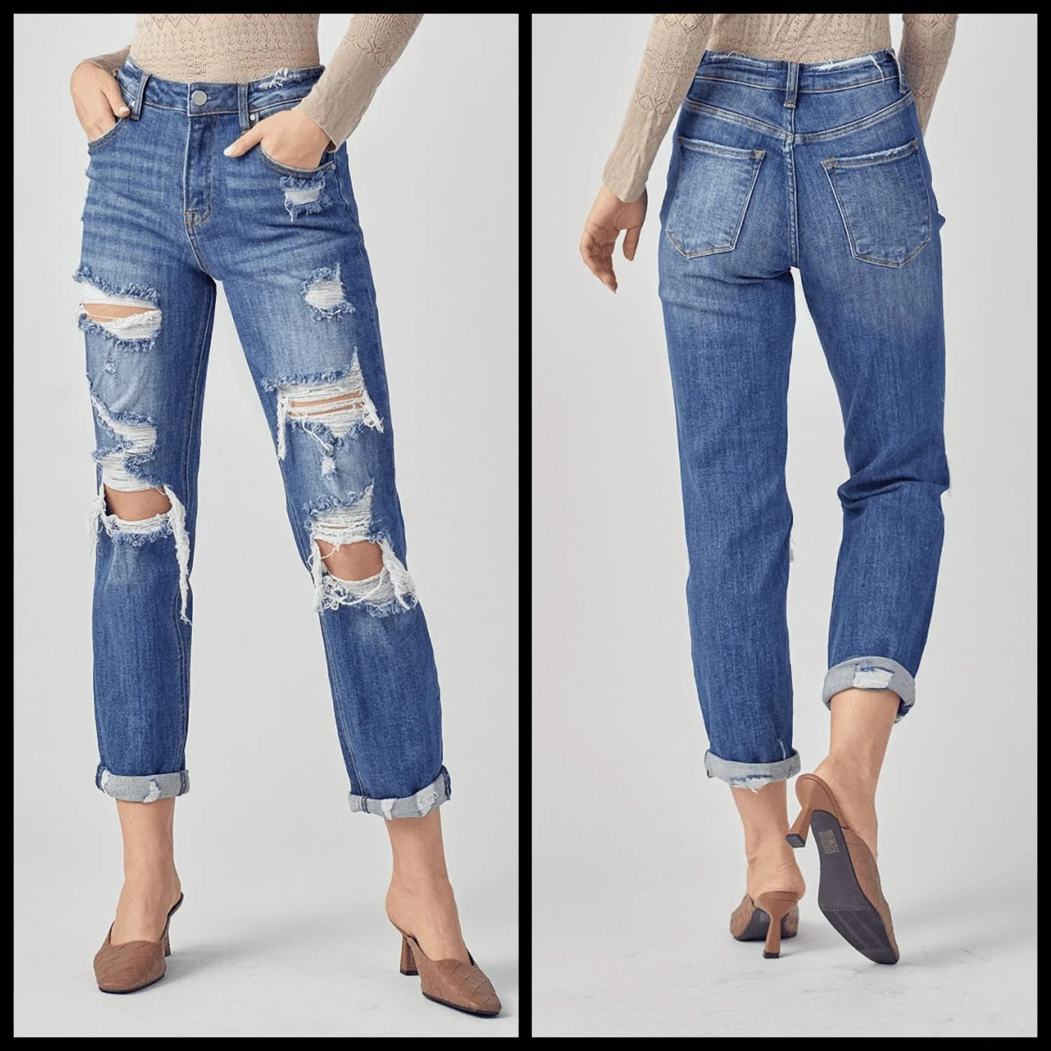 My Boyfriend Is Back Jeans In Blue