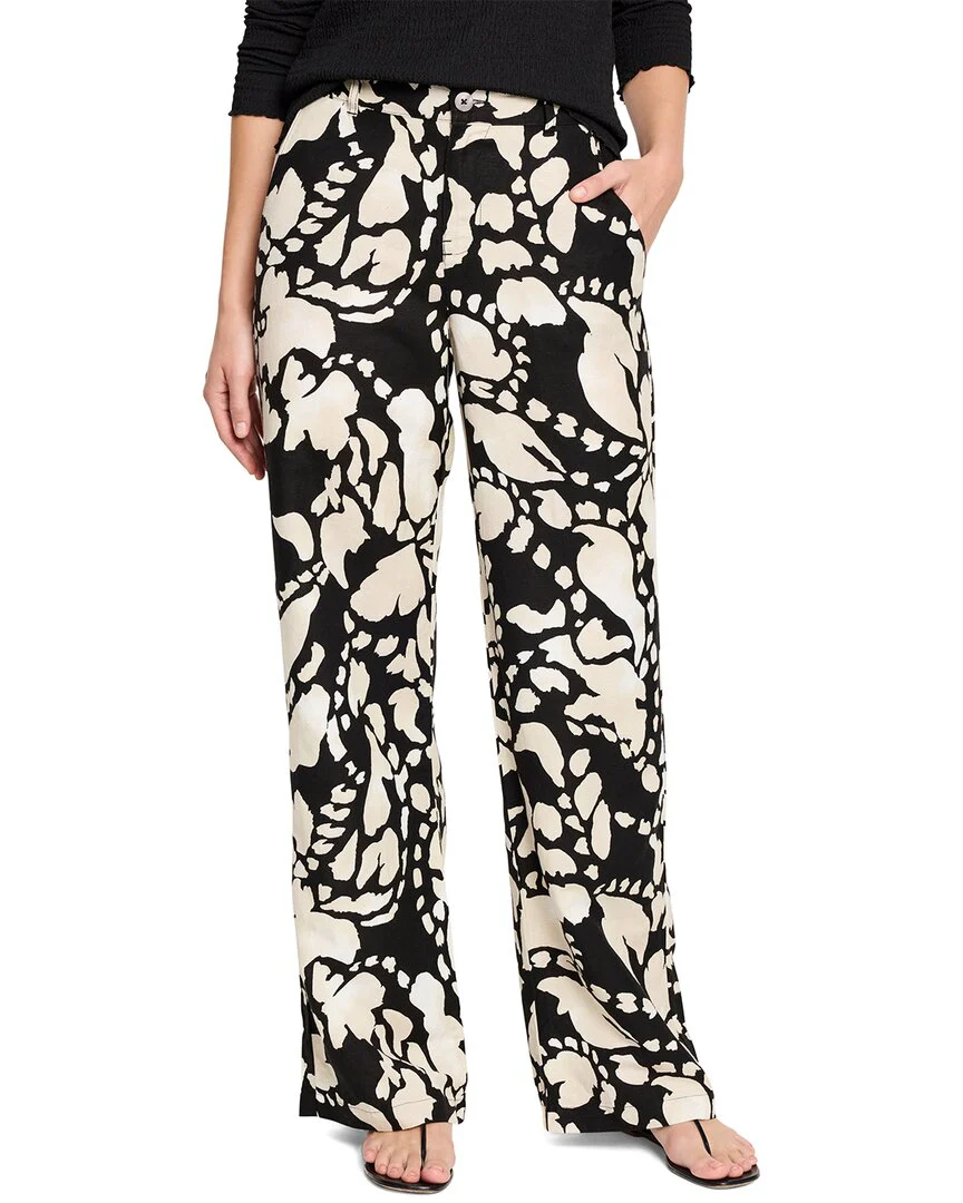 NIC+ZOE Evening Petal Linen-Blend Pant