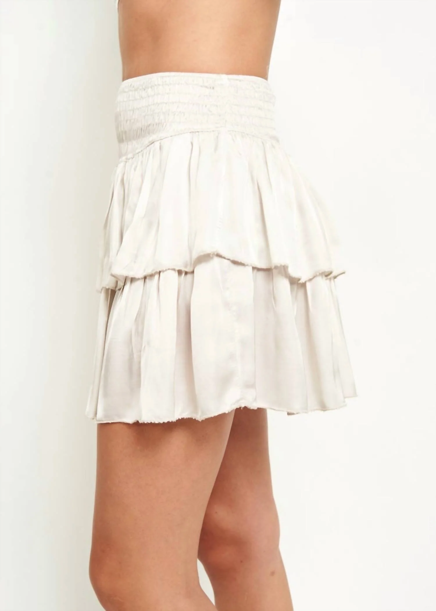 Zaya Skirt In Champagne