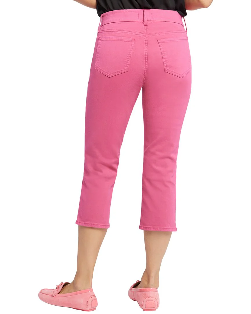 NYDJ Straight Raspberry Pink Crop Jean