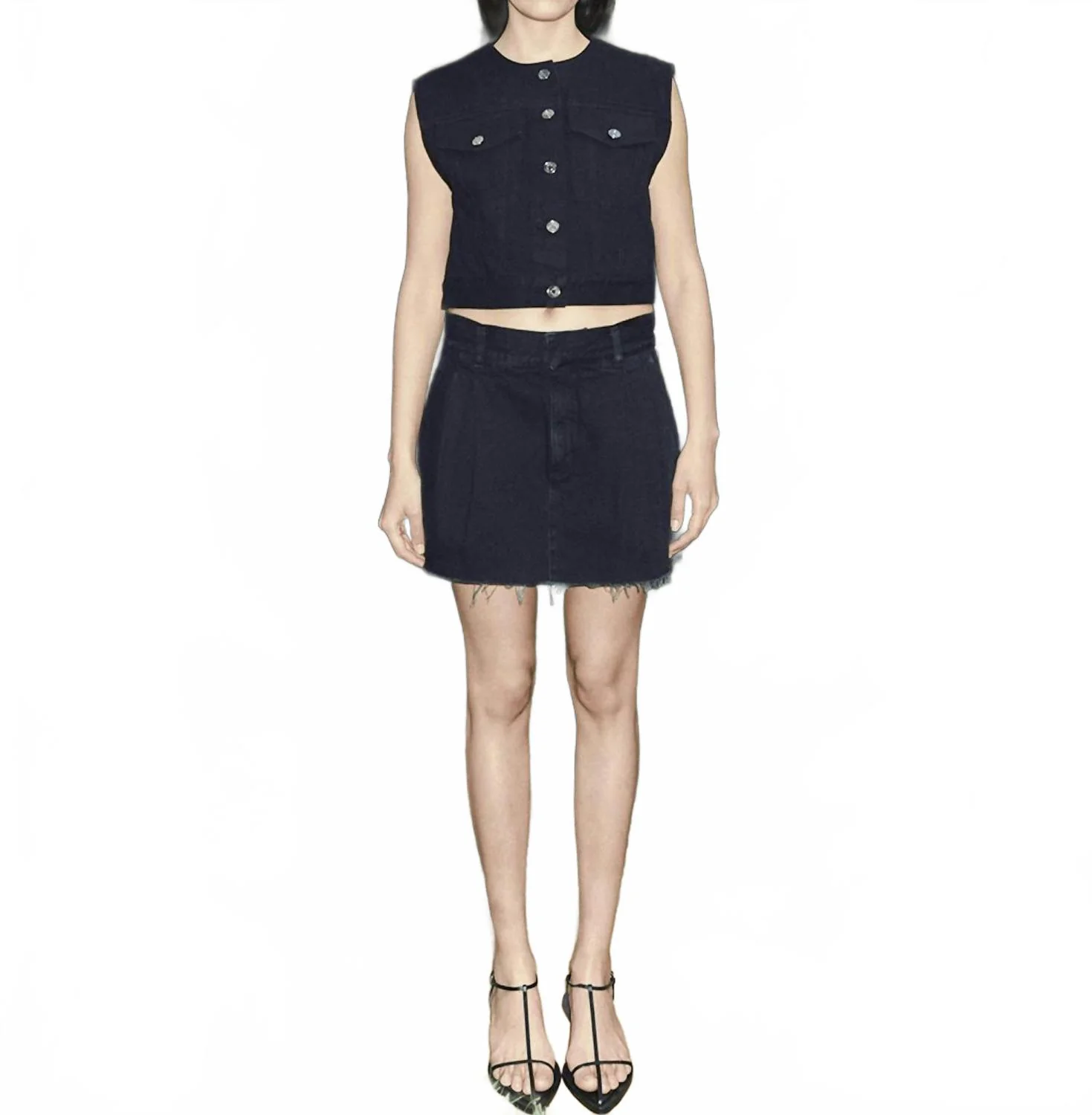 Becker Skirt Crushed In Black