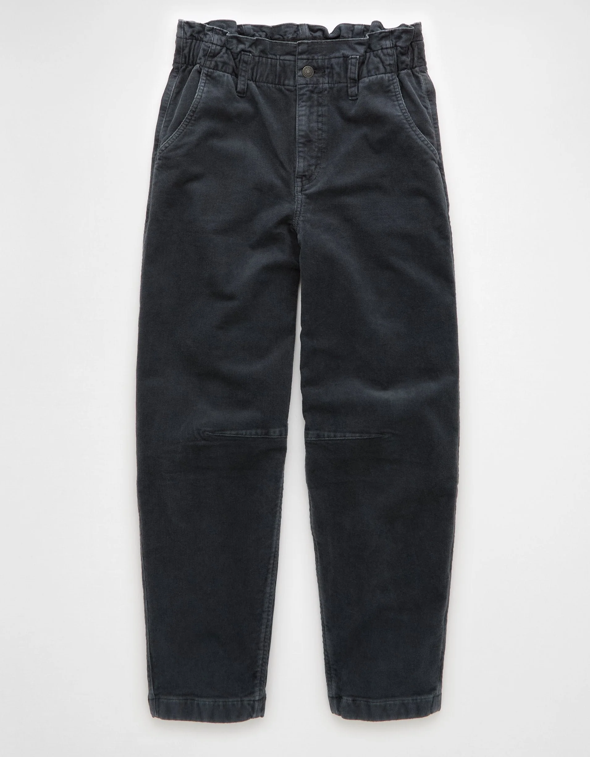 AE Stretch Super High-Waisted Corduroy Paper Bag Barrel Pant