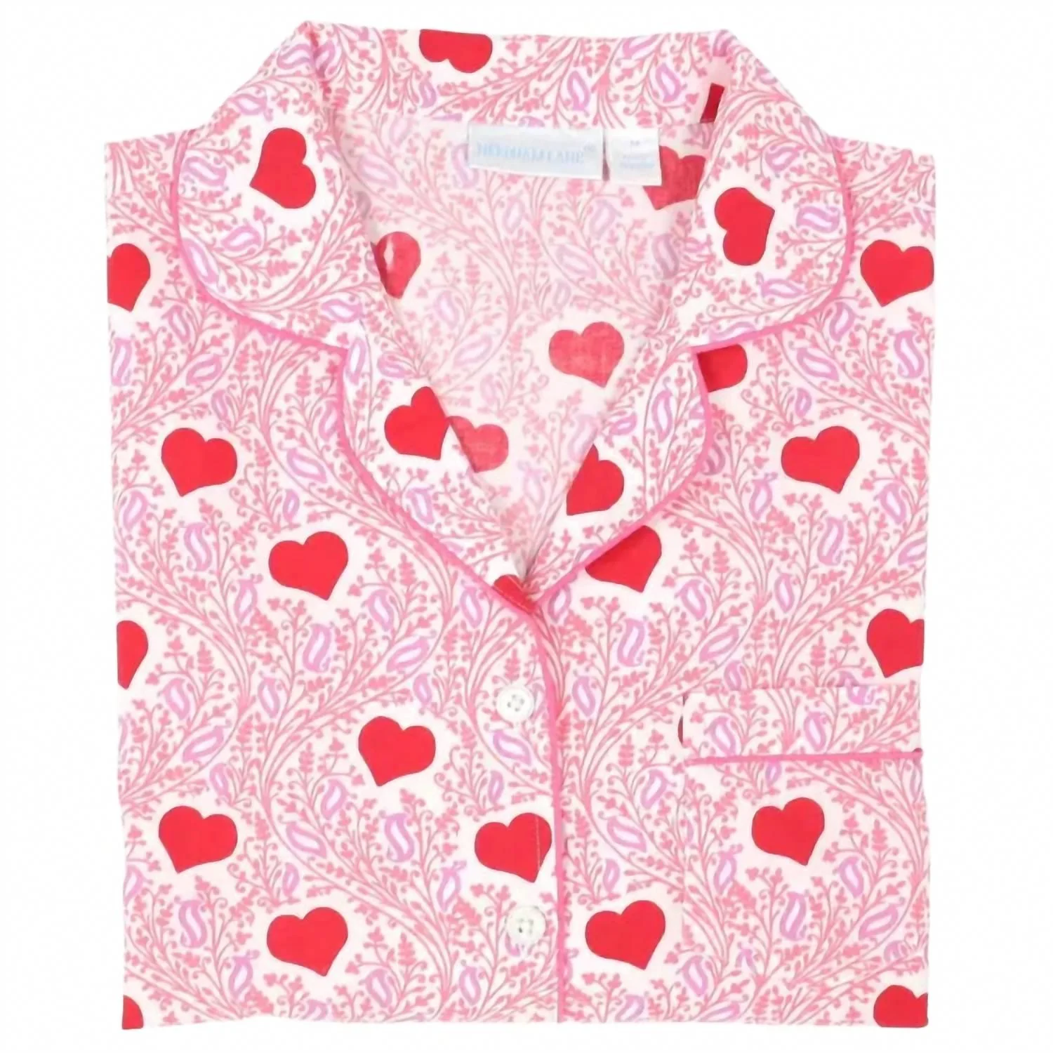 Lotta Love Long Sleeve Pajamas In Pink