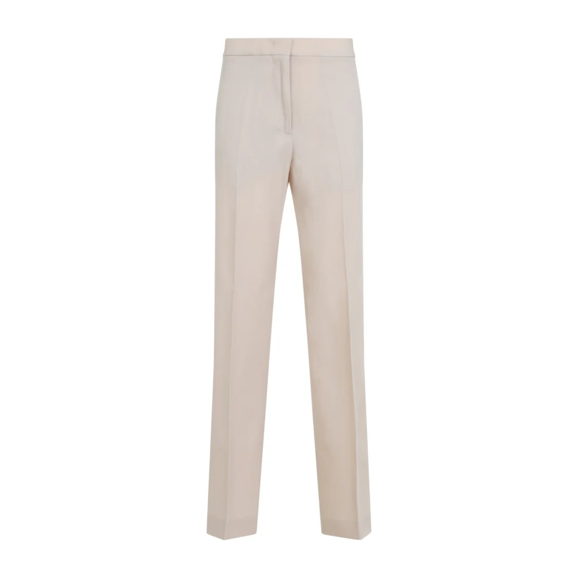 Beige Virgin Wool Pants