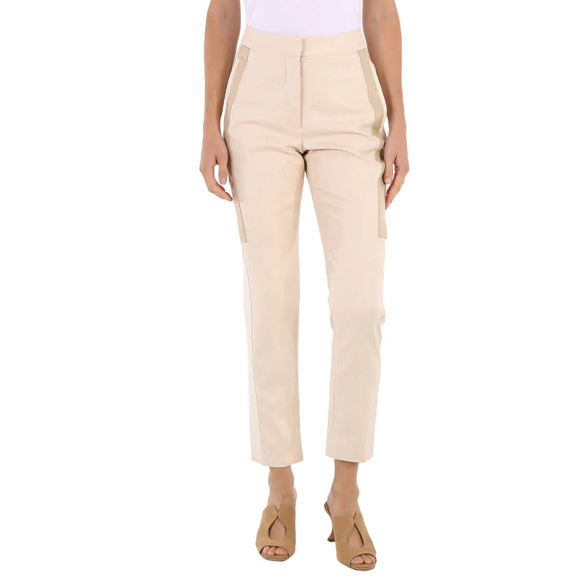 Burberry Ladies Buttermilk Tailored Trousers