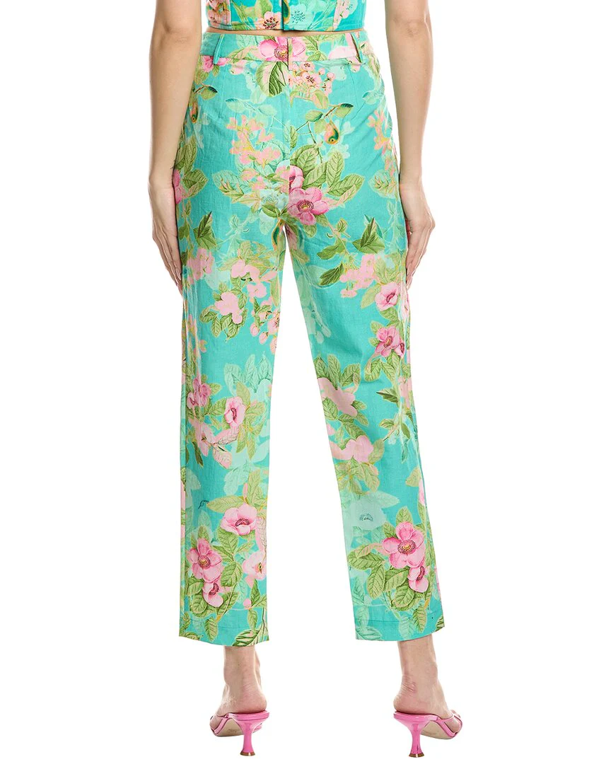 Hemant & Nandita Azra Linen-Blend Pant