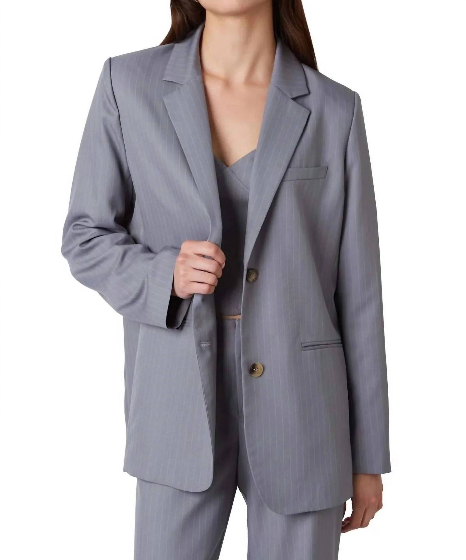 Felix Blazer In Grey