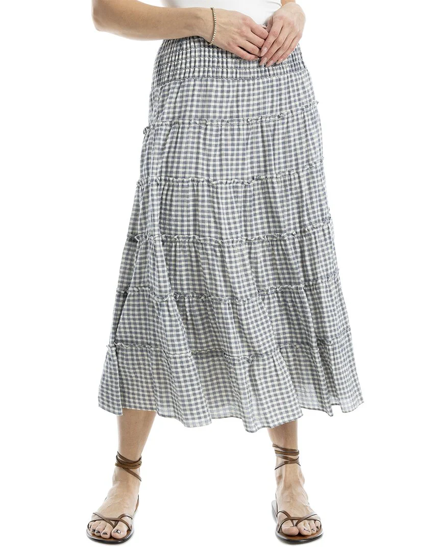 Max Studio Tiered Maxi Skirt