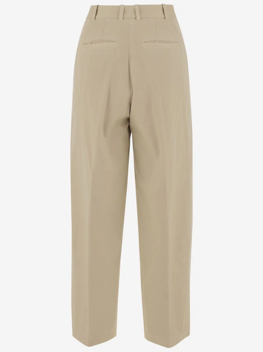 Stretch Cotton Pants