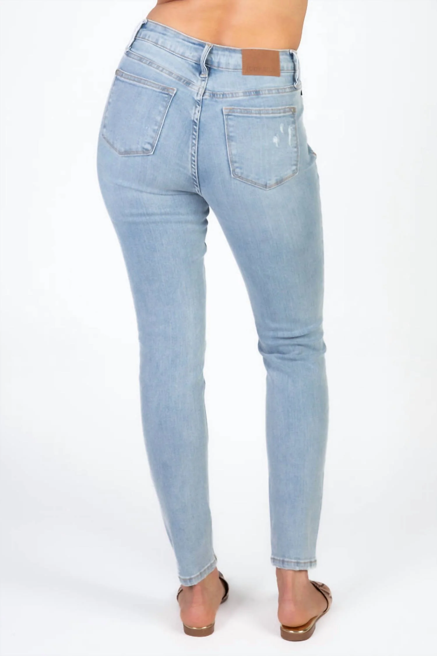 Tummy Control Destroy Skinny In Light Wash