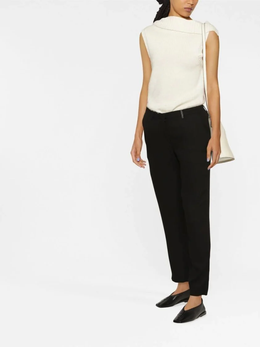 Tailored Trousers With Classic Waistband