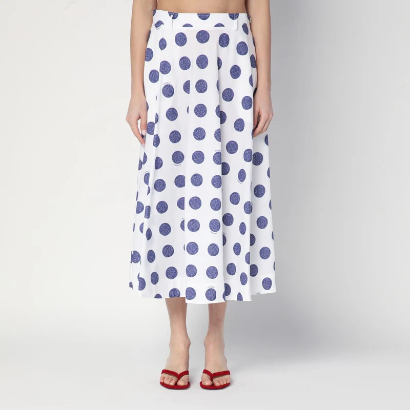 Moschino Women's Fla Skirt With Polka Dots