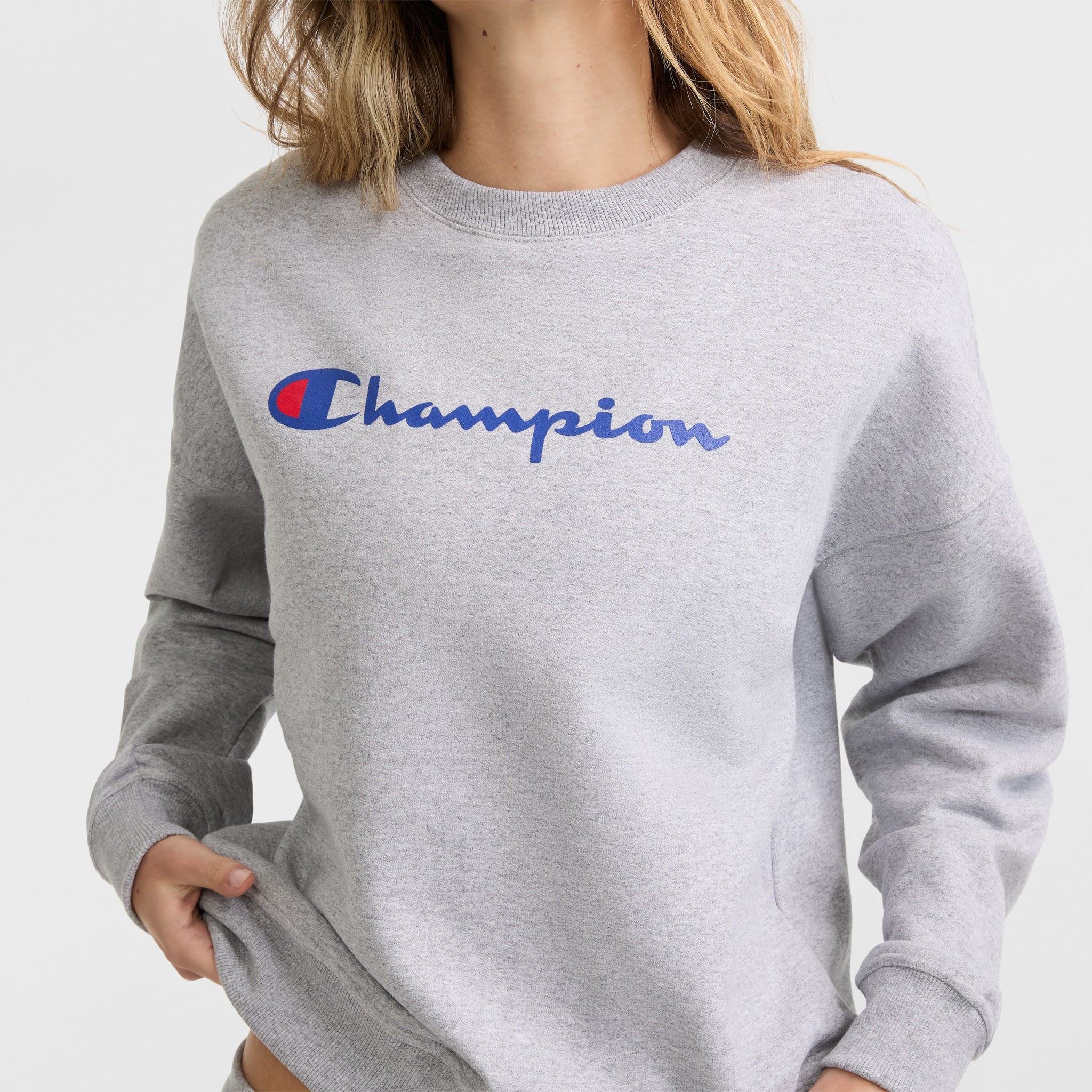 Powerblend Crewneck Sweatshirt, Script Logo