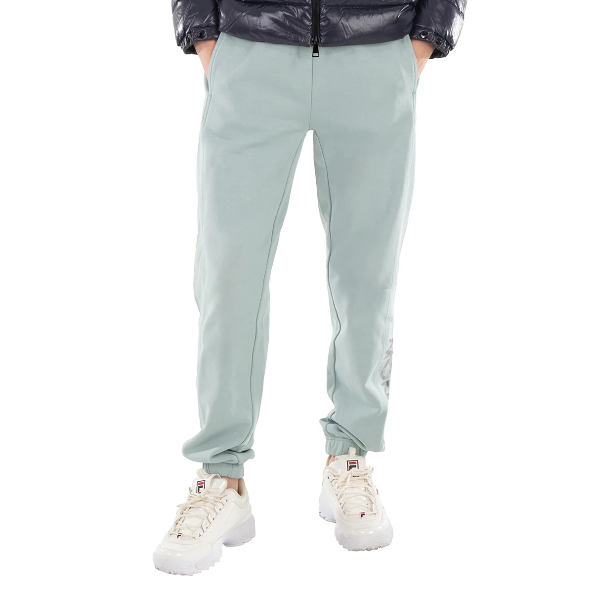 Moncler Drawstring Logo-Print Pants, Size X-Small