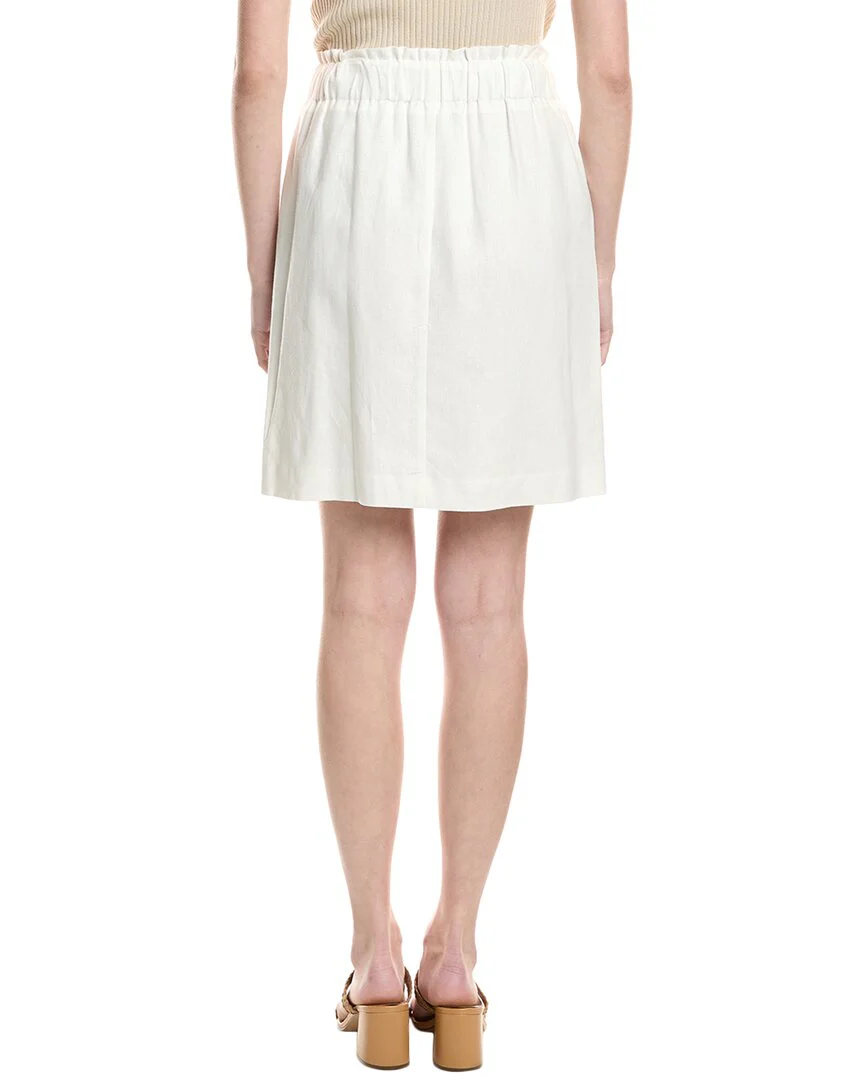 Jones New York Linen-Blend Drawstring Skirt
