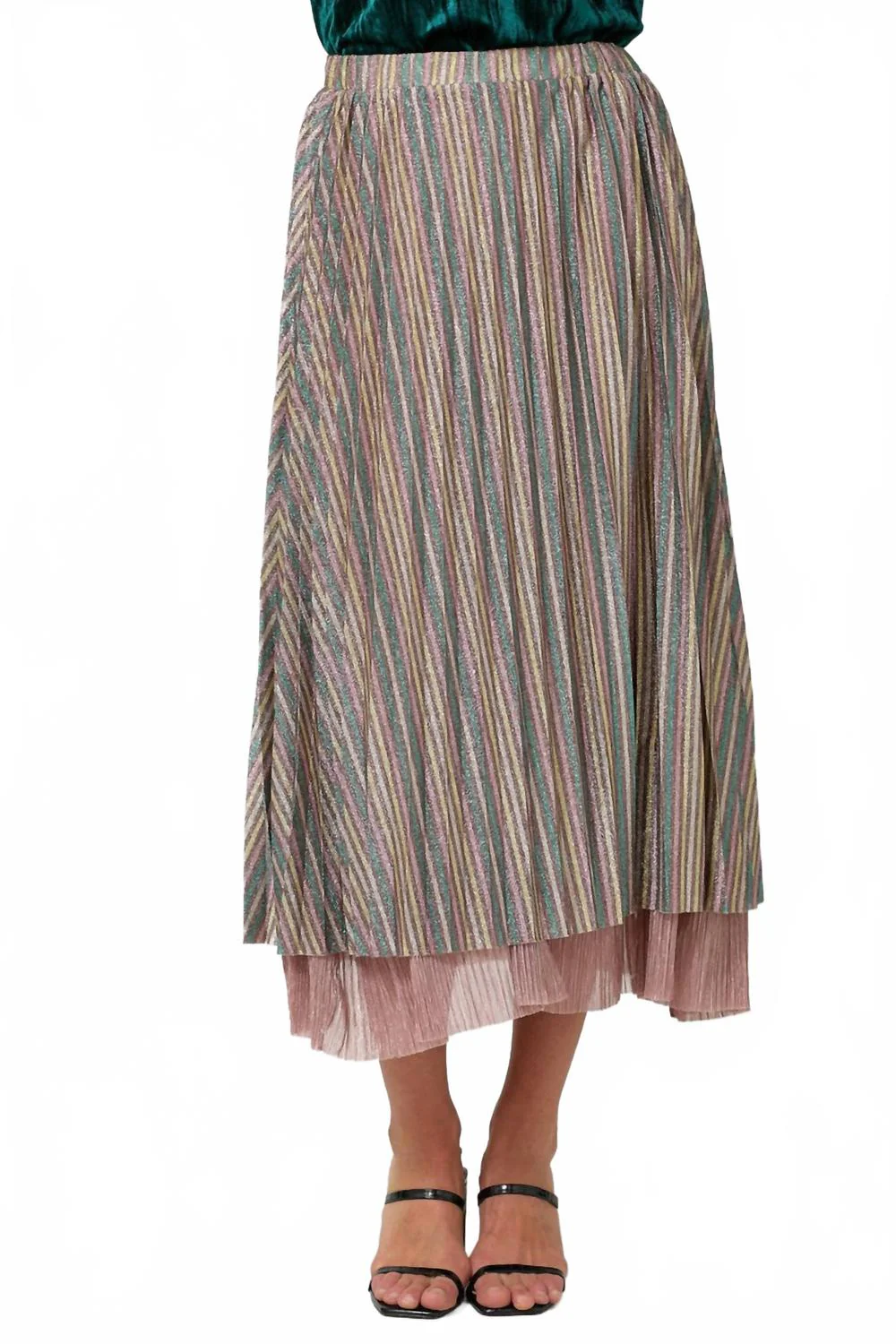 Party Girl Skirt In Rose Gold