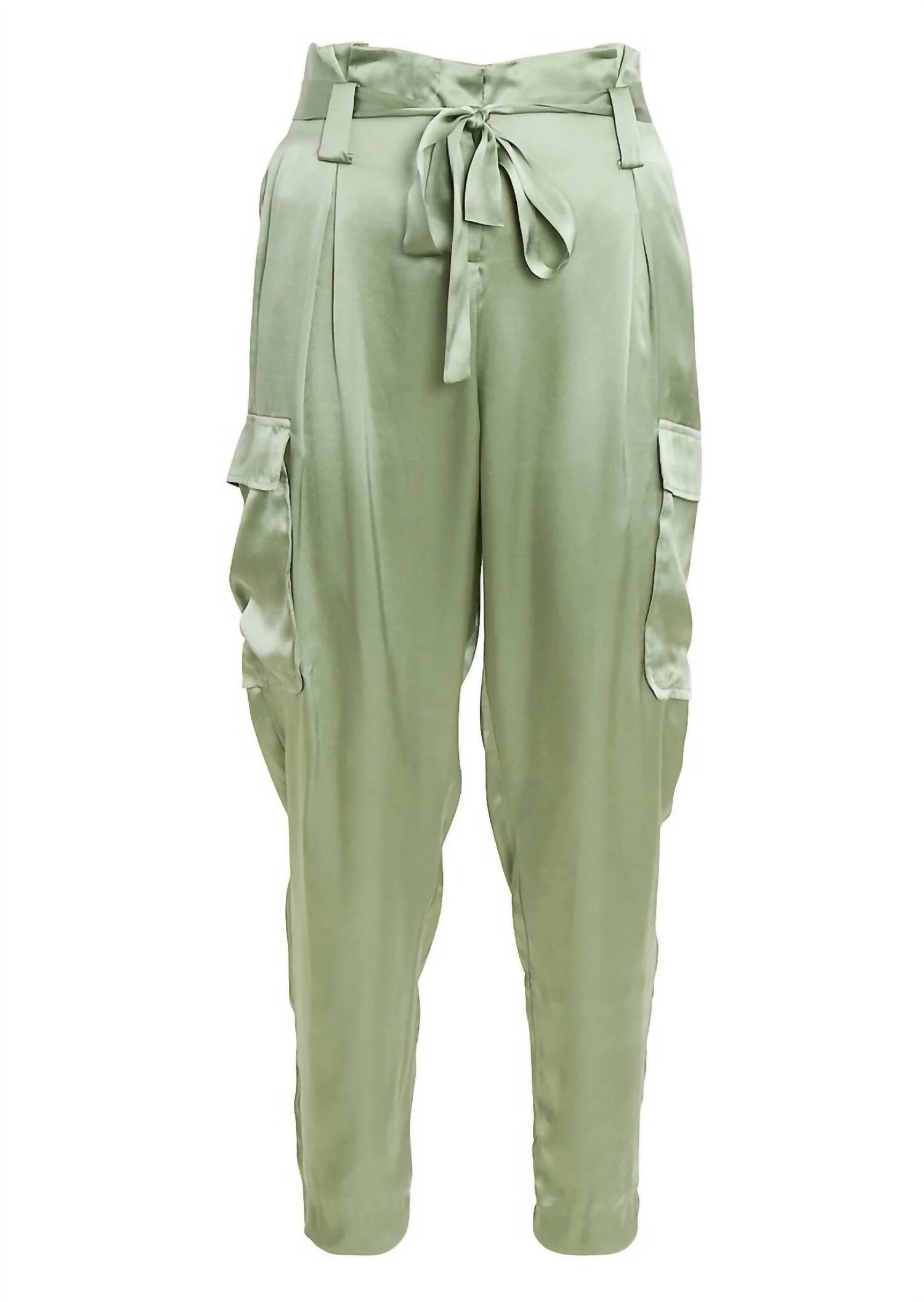 Roxy Paperbag Cargo Pant In Light Ivy