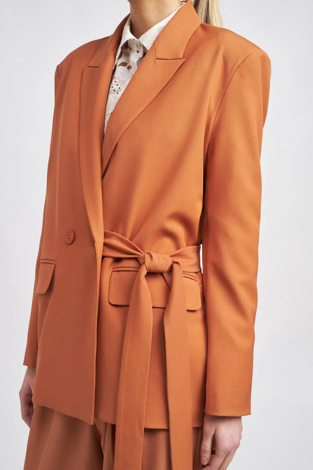 Margaux Blazer In Rust